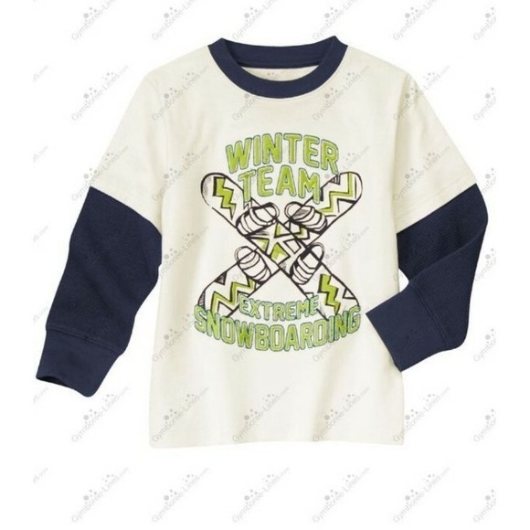 Gymboree Other - Gymboree Boys sz 5  Snow Legend Extreme Snowboarding Tee Shirt NWT 2013